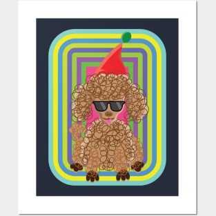 cool poodle Posters and Art